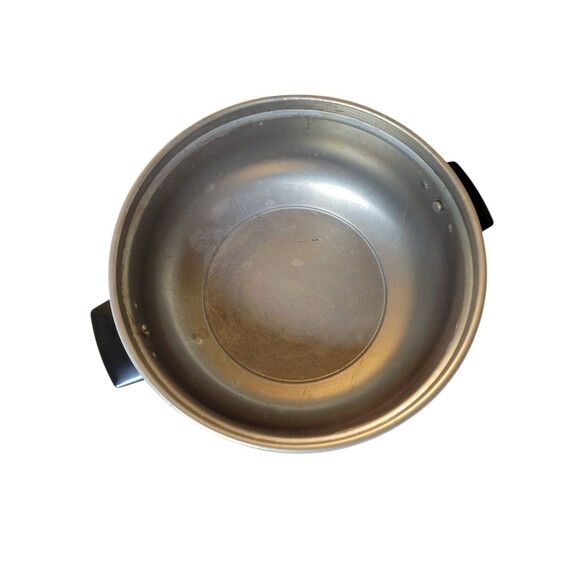 Vintage Mirro Bun Warmer Beige  Made in USA 2 Piece Set Pot Lid Retro Alum - Picture 8 of 10